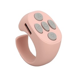 GOWENIC TIK Tok Control Remoto Bluetooth, Aplicación de Control Remoto TikTok Kindle Page Turner para IOS 15.0 para Teléfono Celular Android 8.0, TIK TOK Smart Clicker, Recargable(Rosa)