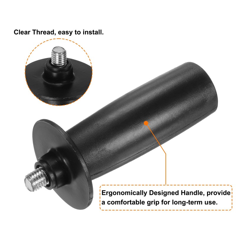 sourcing map 2pcs Rotary Tool Side Handle 10mm Thread 111mm
