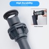 2 Pack Push and Seal Pop-up Drain Stopper with Overflow