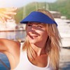 Vabean 3 Pcs Sun Visors for Women Solid String Sun