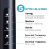 Fairywill Sonic Rechargeable Electric Toothbrush Travel Case Timer 8 Brush