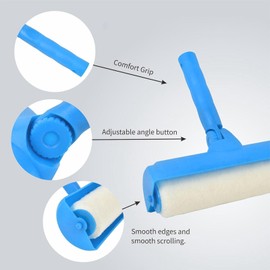 Ceiling Paint Roller No Drip Kit, Ceiling Paint Roller, 10 Inch Ceiling Paint Roller with Roller Adjustable Reusable Anti Splashing for Window Door Garden Garage