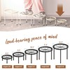 5 Pack Metal Plant Stand Indoor Outdoor Heavy Duty Plant
