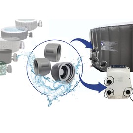 Hot Tub Safety Caps Compatible with Wave Spa Canadian Spa Grand Rapids to Prevent Debris from Entering The Hot Tub Hose Pipe Blanking End Caps