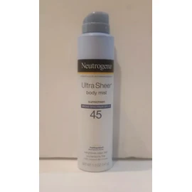 Neutrogena 3x Ultra Sheer Body Mist Sunscreen SPF 45 Three 5oz Bottles Exp  03 2026