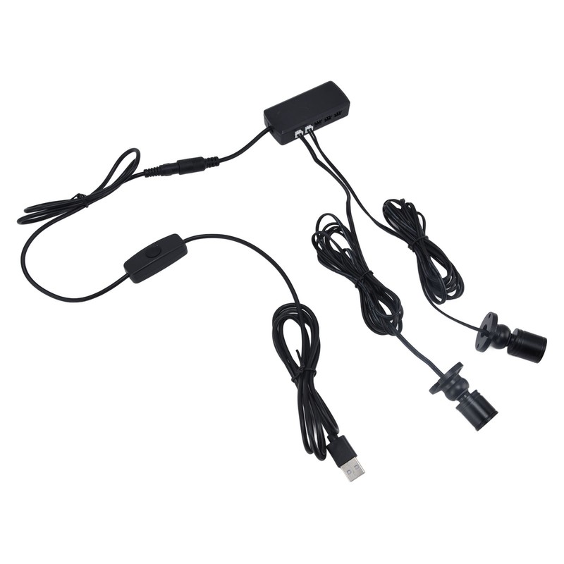 Display Cabinet Light USB Powered Dimmable Round Small LED Cabinet