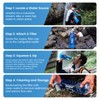 joypur Water Filter Survival - Collapsible Water Bottle with Filter