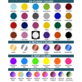 Roizefar Airbrush Paint, 44 Colors with 6 Thinner, Airbrush Paint Set Includes Iridescent & Metallic & Neon & Classic Colors, Water-Based Air Brush Paints Acrylic Ready to Spray, 20ml/Bottle