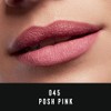 Max Factor Lipfinity Velvet Matte 24Hr Lipstick - 045 Posh