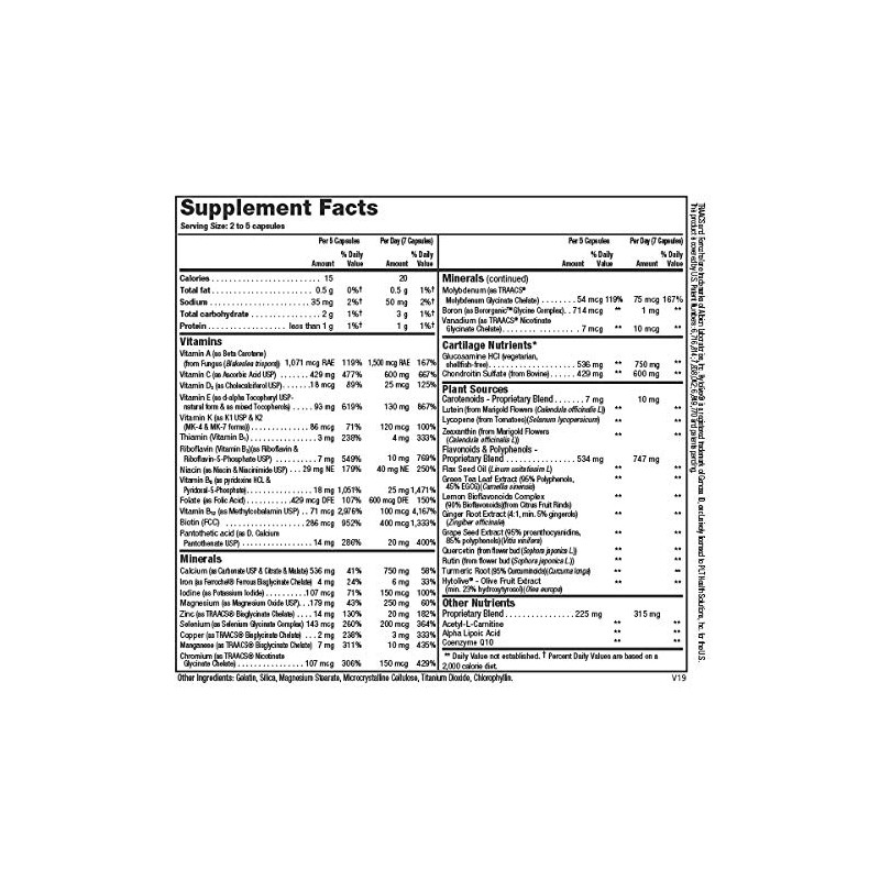 Nutriex Health Comprehensive Multivitamin Supplement