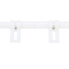 Delta (1-Pack) 9' Toilet Safety Bar Arms | Built-in White