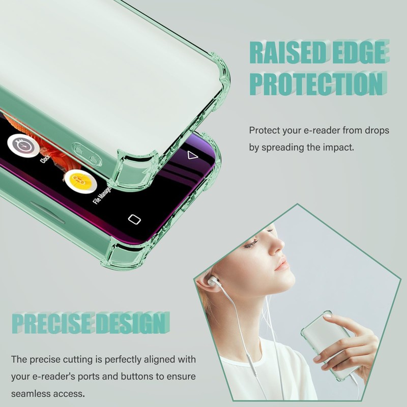 Aippdo Case for innioasis G1 G3 Mp3 Player,TPU Clear Cover