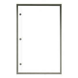 Unruled Filler Paper, 6" x 9.5", 3-Hole, Mylar Reinforced 20lb White - 100 Sheets