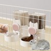 kathson Rabbit Gravity Auto Feeder Set 35oz Hanging Automatic Food