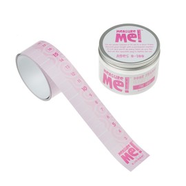 Measure Me! Roll-up Door Frame Height Chart for Children - Pink Swirl