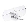 Acouto Motorcycle Windscreen Universal Adjustable Motorcycle Transparent Windshield Windscreen Wind