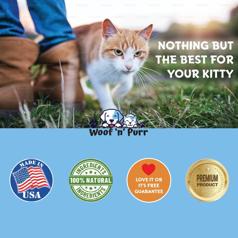 Cat Multivitamin - Promotes Healthy Skin & Coat, Joint Support,