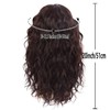 GNIMEGIL Long Brown Wigs for Men Synthetic Layered Wavy Cosplay