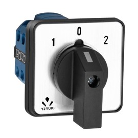 YJUW3320 Universal Cam Switch, Rotary Switch, Toggle Switch 660V, 20A, 3 Positions (ON-OFF-ON), 3 Phase, 12 Terminals. YJYUIU