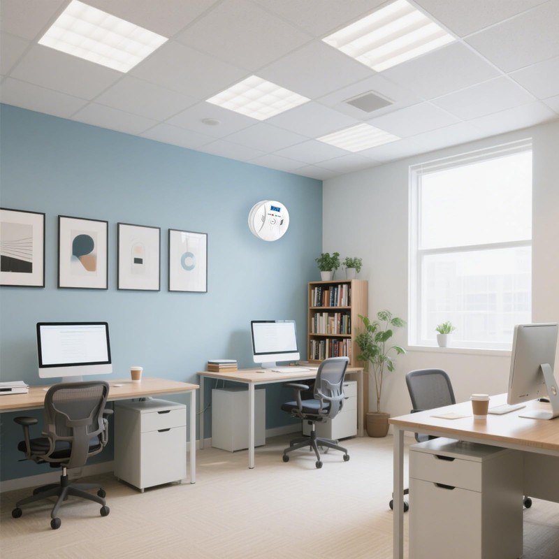 Carbon Monoxide Detector, Digital Display, Test Button, Loud Sound Alarm