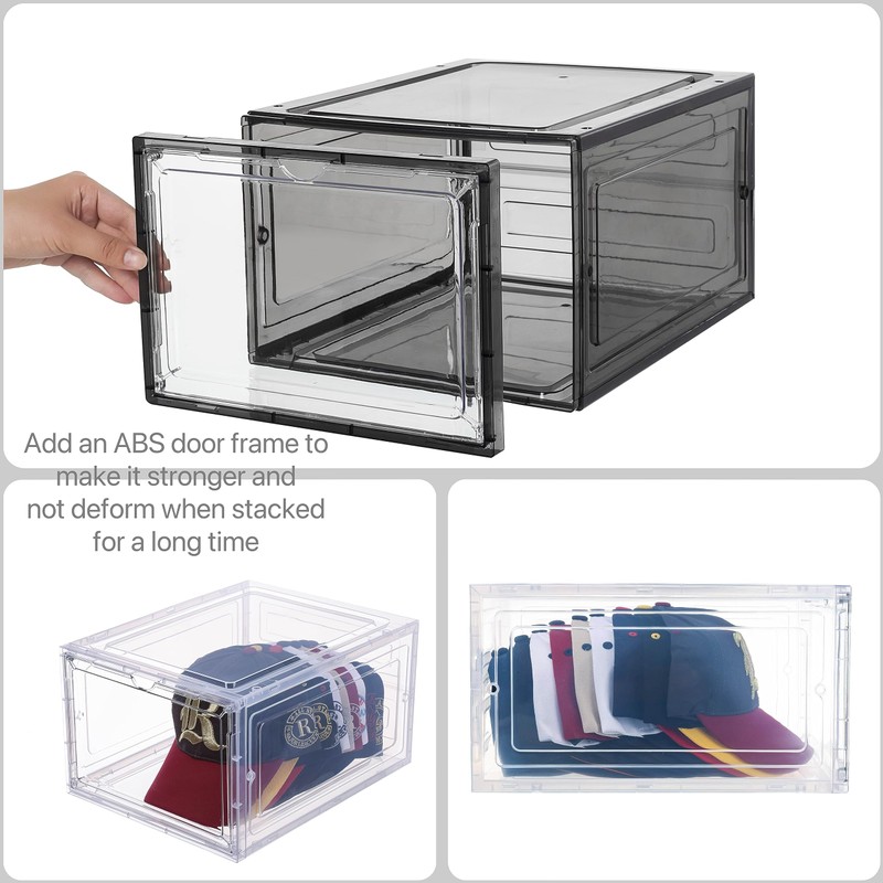 Attelite Upgrade Harder Solid Plastic Hat Organizer for Baseball Caps,