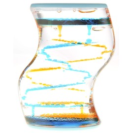 AZ Trading & Import TG32-BLUE-ORANGE Liquid Motion Bubbler, Multicolor