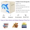 CLCROBD Foldable Animal Cube Storage Bins Fabric Toy Box/Chest/Organizer for
