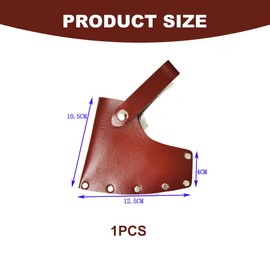DIFLAX Axe Cover Protective Case, Axe Sheath Protective Cover, Axe Sheath Made of Leather, for Protection Sharp Axe Edges, Protective Carry Case for Most Axes, for Outdoor Camping Hiking Hunting
