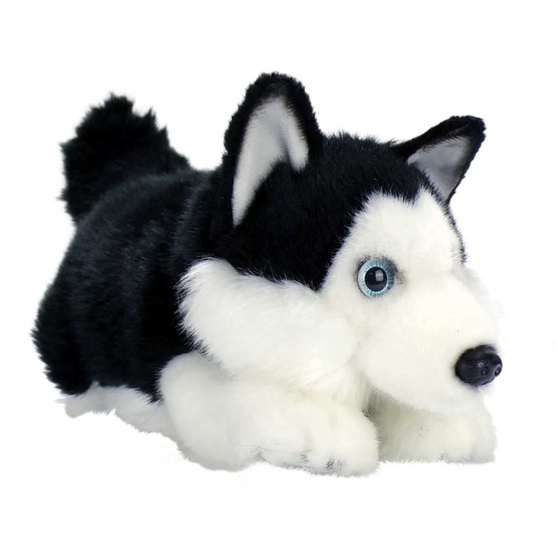 Aurora World Miyoni Lying Husky Plush (Black)