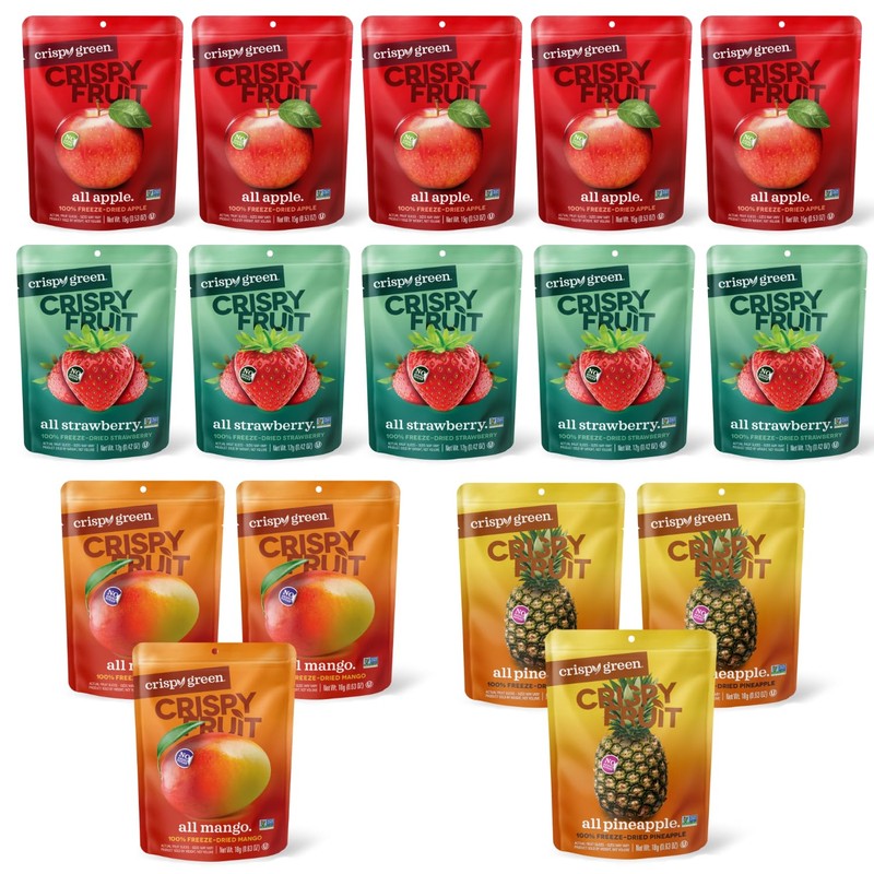 Crispy Fruit Favorite Flavors Freeze Dried Fruit Variety Pack (16