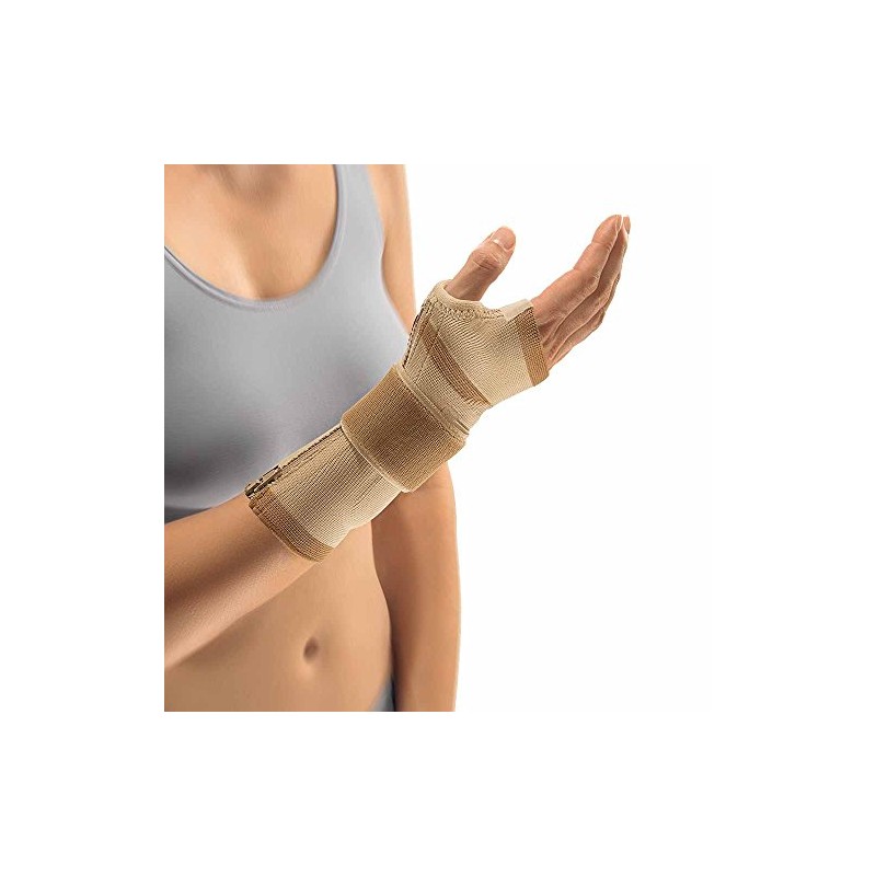 Bort ManuZip® Eco Comprieming Hand Joint Support Splint, Skin-Coloured, M,