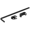 OTTFF 2 Pack 14" Black Cane Bolt Gate Latch, Steel