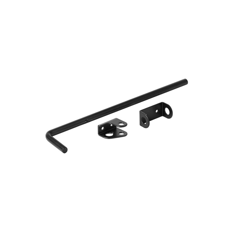 OTTFF 2 Pack 14" Black Cane Bolt Gate Latch, Steel