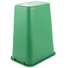 TableTop King 41 Qt. / 10 Gallon Green Rectangular Recycling