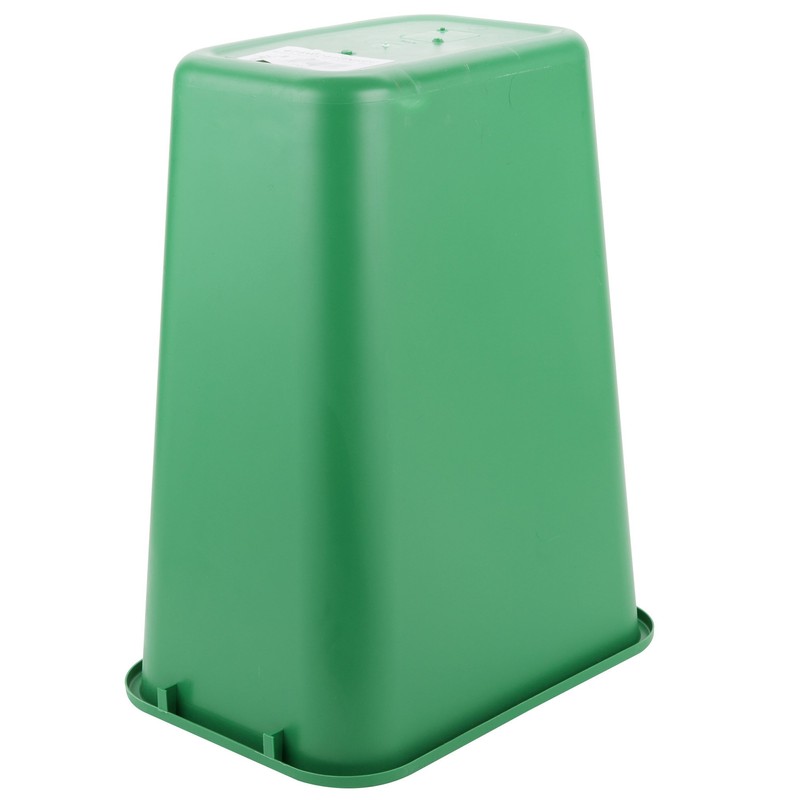 TableTop King 41 Qt. / 10 Gallon Green Rectangular Recycling