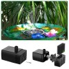 AISITIN 3.7W Solar Bird Bath Fountain Upgraded 6.3" Solar Glass