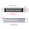 Electromagnet Flush Mount 280KG 600LBS Holding Force Embed Electric Magnetic