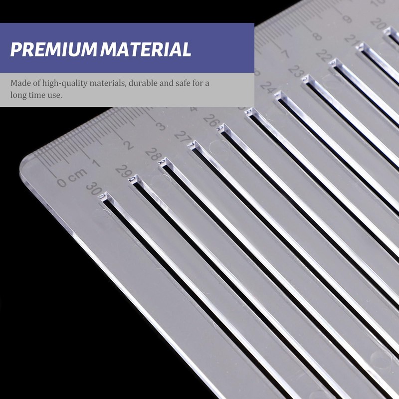 Ciieeo Straight Line Stencil Address Template for Envelope Instructions Stencil