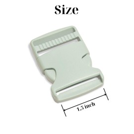 Cerraduras de tensión de plástico, ajustadores de correa, triglido, escalera, ajustable, hebillas para correas, correas en bolsas cruzadas, Gris, 1 1/2" (38mm)