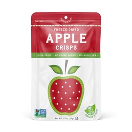Nature’s Turn Freeze-Dried Fruit Snacks, Apple Crisps, Pack of 24 (0.35 oz Each)