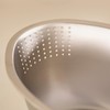 Small Rice Washing Bowl with Strainer Quinoa Washer Bowl, Stainless