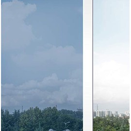Coavas Solar Film Anti UV Throughout The Year to Keep Heat Control and Reduce Glare for Your Office and Home, 23.6 x 78.7Inch,Black