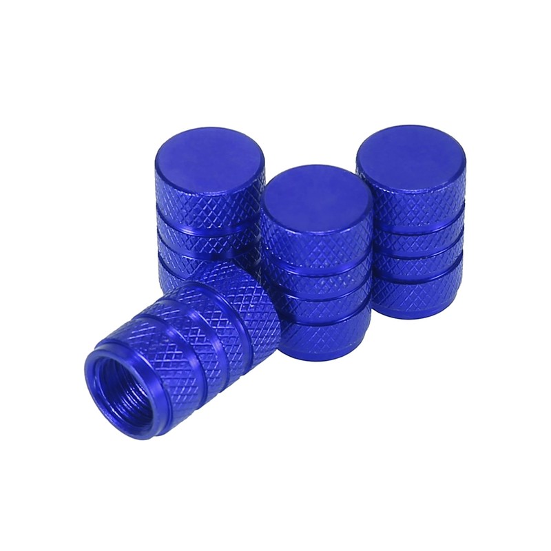X AUTOHAUX 4pcs Round Car Tire Valve Stem Caps Dust