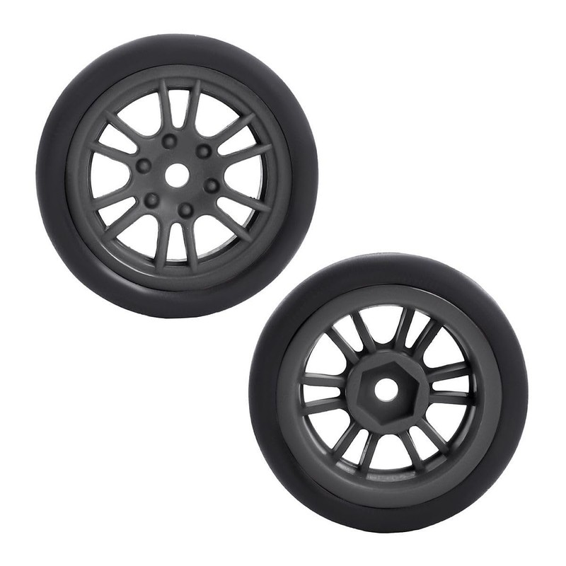 keeda 4Pack Rubber Tires and Wheels, Suitable for Losi Micro