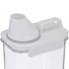 Relaxdays Contenitore Ermetico con Misurino, 1,1 L, Porta Crocchette Cani