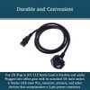 5m Kettle lead UK - Printer power cable - IEC
