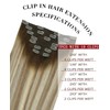 SAFIRENY Clip in Hair Extensions Human Hair Double Weft Balayage