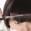 Self-Beauty Hair Bangs Cutting Tool - Side See-Through Bangs Front Hair Scissors for Women Men 2ea