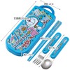 Skater TACC2AG-A Trio Set Doraemon Stickers, Chopsticks Spoon, Fork, Antibacterial,