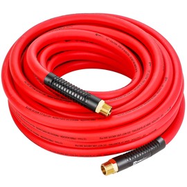 WYNNsky 1/2'' Air Hose 50FT with 1/2’’ NPT Threads, Hybrid Light Weight